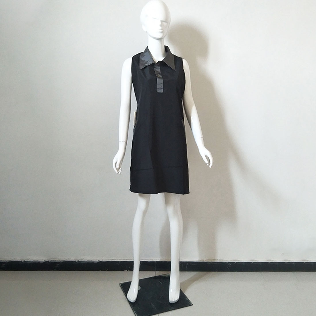 Black Apron Manicure Hairdressing work clothes Technician's Uniform 1pcs Waterproof Salon Barber Shop Hair Salon Tea Cafe