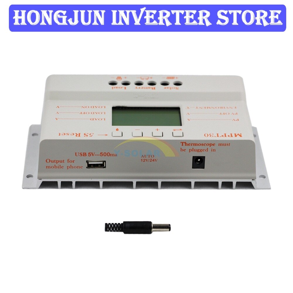 PWM Factory Direct 30a12v/24V Solar Controller Intelligent Charger Solar Street Lamp Controller