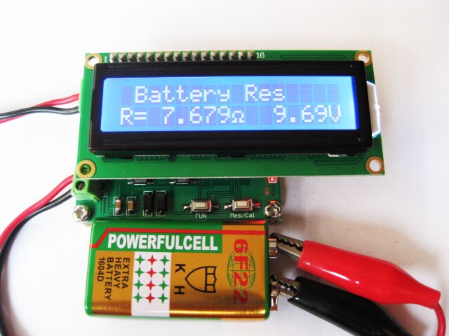 Testeur de résistance interne de batterie + + + ESR, testeur de Milliohm, détecteur de ligne de condensateur ESR