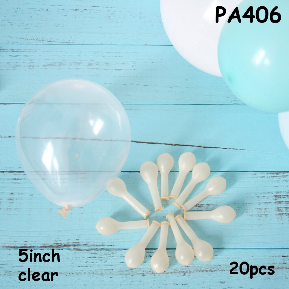 Summer Party Big Balloon Pineapple Flamingos Watermelon Hawaiian Party Decoration Wedding Deco Summer Balloons Kids Birthday: PA406 clear 5inch
