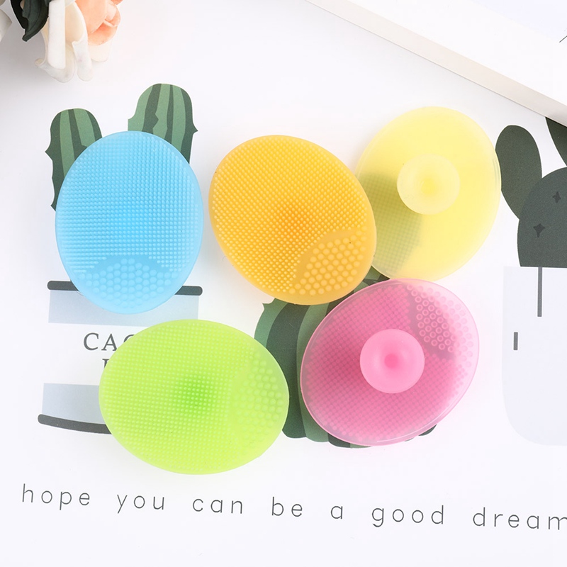 1 kpl pehmeä silikoninen kasvojenpuhdistusharja kasvojenpesuun, kuorintaan, mustapäiden poistoon, ihonhoitoon, kuorintatyynyyn, vauvashampoon