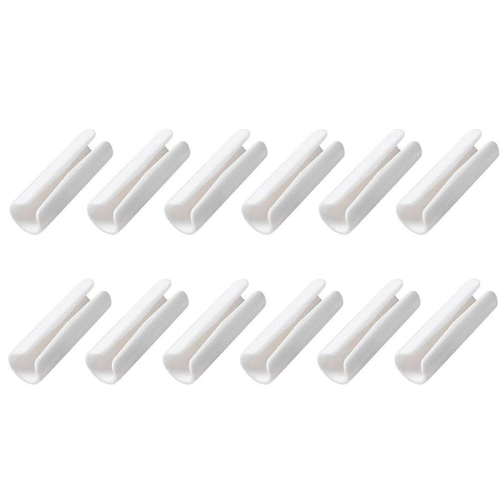 12 Stuks Laken Clips Plastic Slipresistant Klem Quilt Bed Cover Grijpers Fasteners Matras Houder Voor Lakens Thuis Wasknijper: white