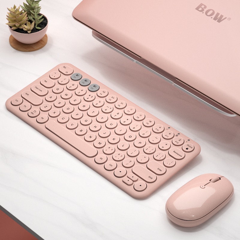 Rechargeable Bluetooth-compatible Keyboard Mouse Set For Tablet Phone iPad PC Gamer Mini Wireless Gaming Keyboard Mice Mouse