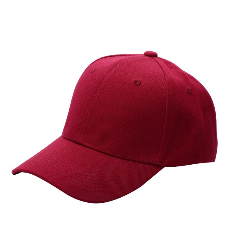 Unisex Sport Baseball Cap Unisex Curved Visor Hat Hip-Hop Adjustable Peaked Hat Visor Caps Solid Color: JR