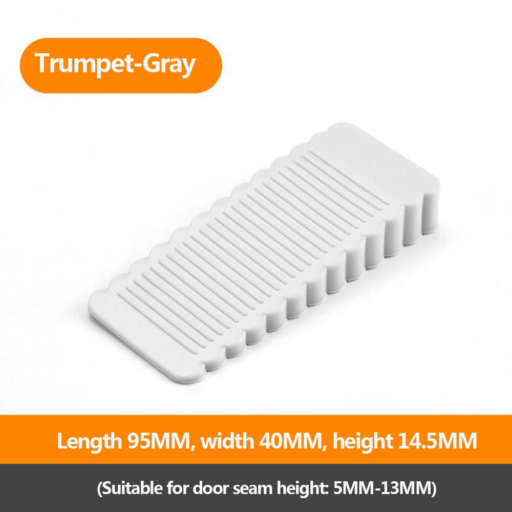 1 Uds parada de puerta de seguridad de silicona anti-skid a prueba de viento puerta/puerta de la puerta trasera de Anti-colisión para: Gray