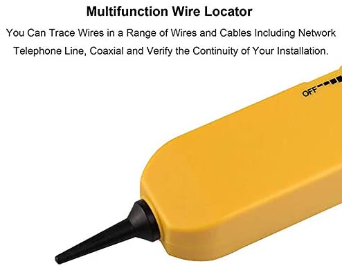 Network Testing Tools Cable Testing Probe Kit Electrical Wire Circuit Tester,Cable Signal Locator Tester Test Circuit with Tone