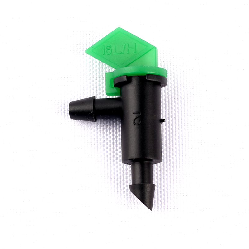 25pcs 16 Litter Flag Dripper Green Drip Head Micro Irrigation Emitter Water Saving Irrigation Emitter Garden Nursery Veg Waterin