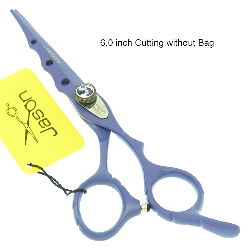 Jason-Tijeras afiladas para cortar el pelo, herramientas de estilismo para peluquería, 6 pulgadas, A0022D: A0024D-03-55