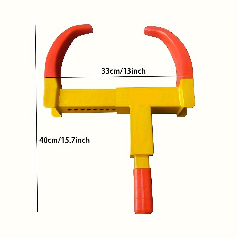Kraftig dæklås i rustfrit stål. justerbar med ni huller. passer til biler, lastbiler, autocampere, trailere, cykler og motorcykler.