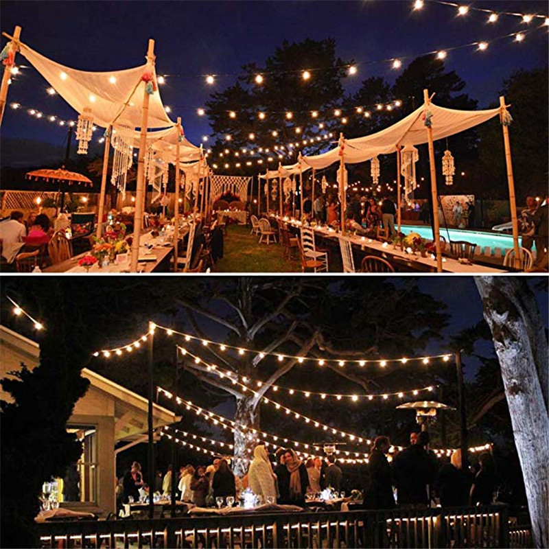 33ft 50 LED Crystal Ball Zonne-energie WorldSky Meest Populaire Globe Fairy Lights voor Outdoor Tuin Kerst Decoratie