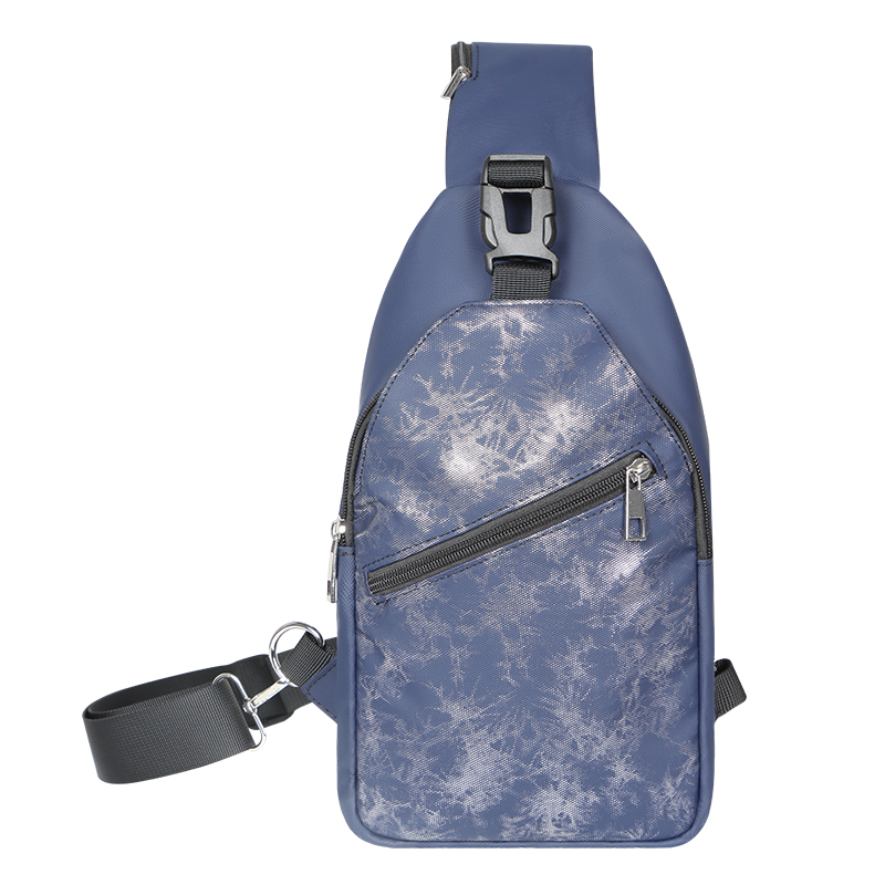 Polarshe Travel Heren Borstschoudertas Met Oortelefoongat Sportborsttas Crossbody Mini Dames Heuptas Multifunctionele rugzak: Clear