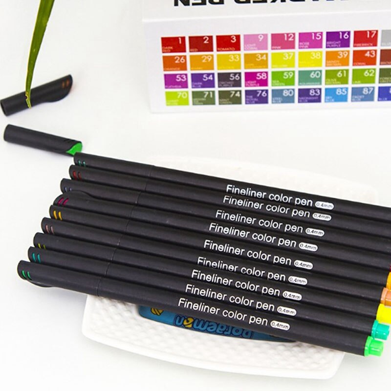 -Colorful Neutral Marker Pen Pens for School Office Pen Set Kawaii Ink Pen Art Supplies Cute