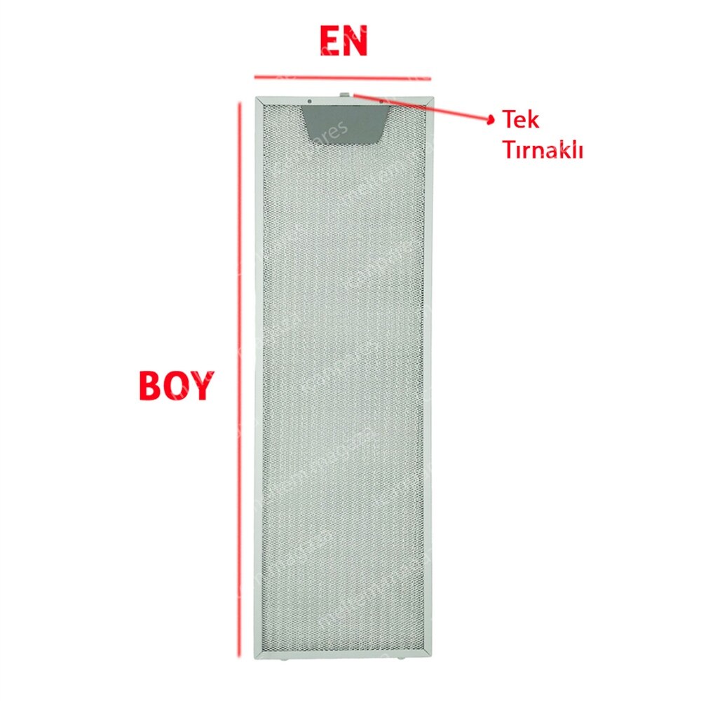 Okap Części Windsor szerokość 166 MM długość 515 MM filtr 16,6 X51,5 CM pojedynczy filtr robić usuwania pazurów HT-AF0006-192