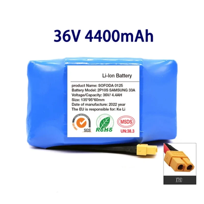 36V 7,0Ah Batterie Hoverboard Wiederaufladbare Li-Ion Akku Li-Ion Zelle Für Elektrische Selbst Gleichgewicht Rolle Hoverboard Einrad: Rosa