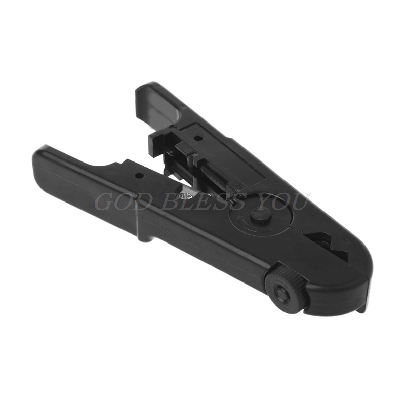 RJ45 RJ11 Cat6 Cat5 Punch Down Network LAN Cable UTP, pelacables, alicates de corte, negro/gris, triangulación de