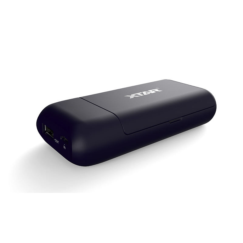 XTAR Charger PB2 Power Bank Black Red Blue Portable USB Charger Unprotected Li-ion/IMR/INR/ICR Battery Charger 18650 Power Bank