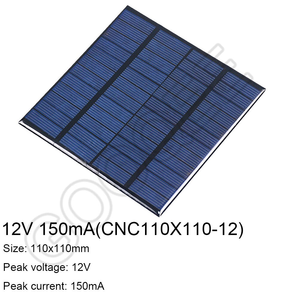 1PCS Solar Panel 12V 150mA Mini Solar System DIY F... – Grandado