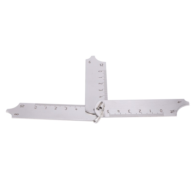 Welding Gauge for 3 Pcs Key Set MIG/TIG/STICK Weld Gauge Measure Tool Weld Inspection Gauge Tool