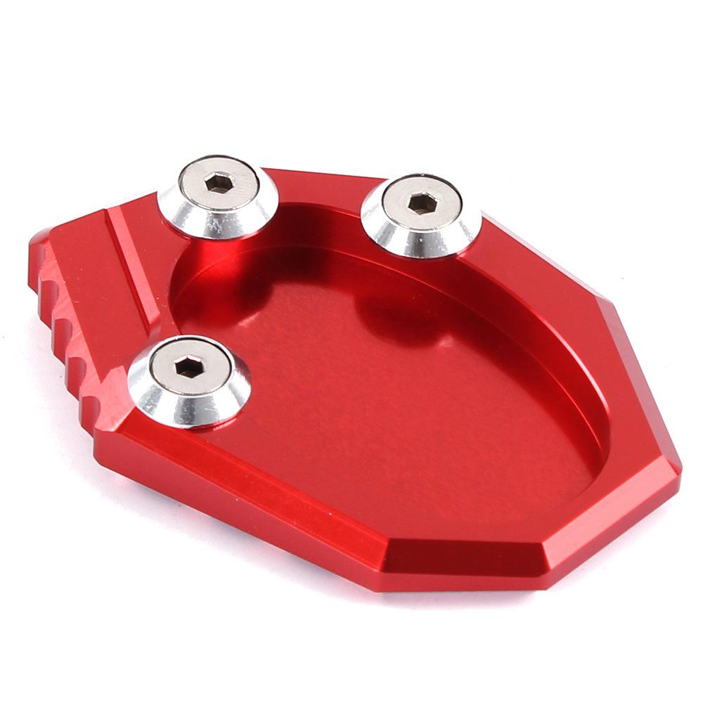 Pata de cabra para motocicleta, extensión de caballete, placa de soporte para Kawasaki KLX250S VERSYS650 Z900: red