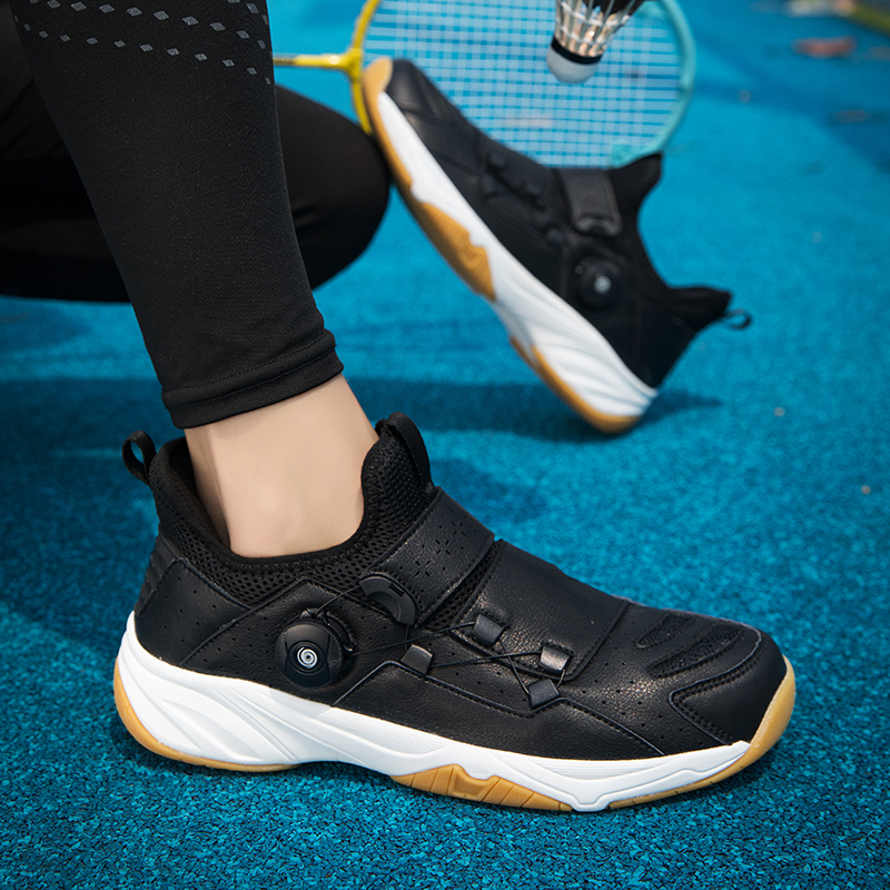 hommes et femmes Badminton sol dur extérieur doux pelouse antidérapant résistant à l'usure poignée lisse chaussures de sport