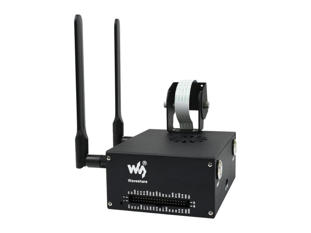Waveshare – boîtier en métal, spécialisé pour le Kit de développement Jetson Nano 2 go, de châssis Mini PC, corps en métal solide