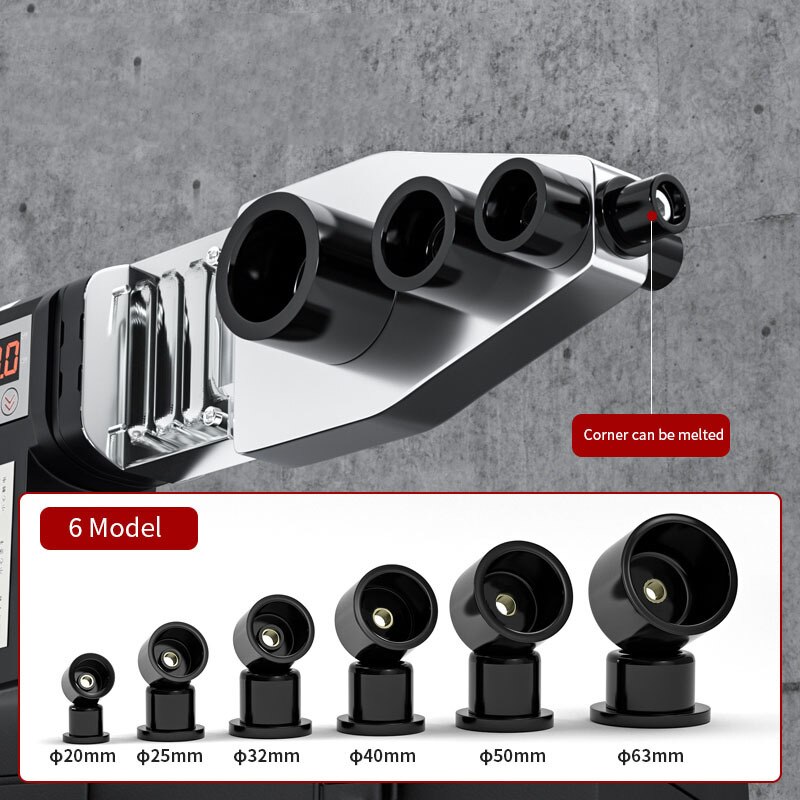 PPR Water Pipe Melt Machine Household Constant Temperature Heat Container 63type 32type PVC PPR PR Pipe Heater Welding