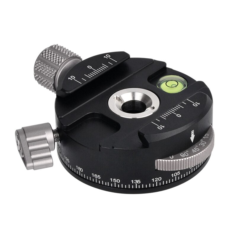 Statief Hoofd PAN-60H Panoramic Ball Hoofd Statief Met Indexering Rotator Als Type Klem Voor Camera 'S