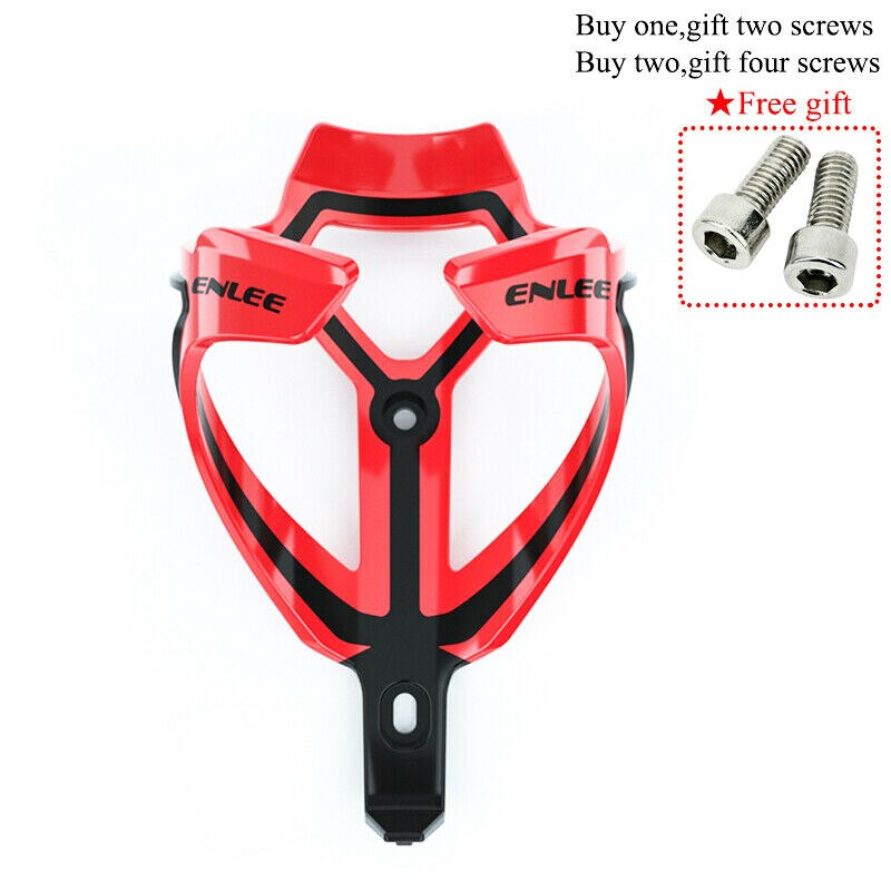 Enlee mtb cykel 650ml vandflaske bpa-fri plastik  pp5 drikkedunk med steaw cykeltilbehør udendørs sport: 1pc- røde
