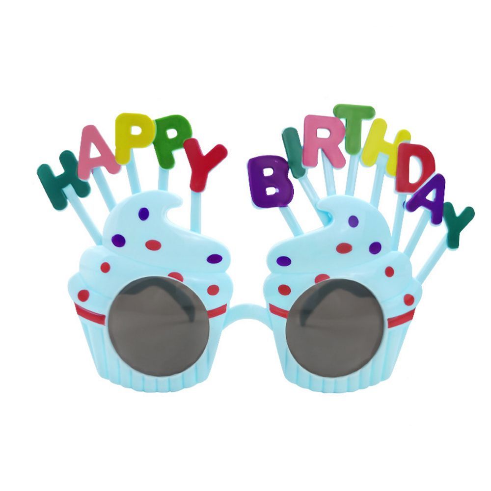 Funny Happy Birthday Glasses Cake Dollar Party Decoration Glasses for Adults Kids Newborn Photography Props