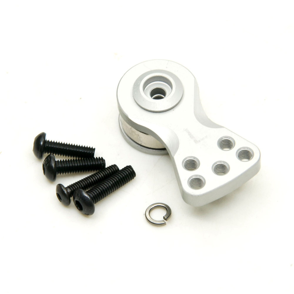 AXSPEED sección ajustable fuerza Servo protección 25T dientes medio Servo brazo bocina para 1/8 1/10 Control remoto coche barco: Azul