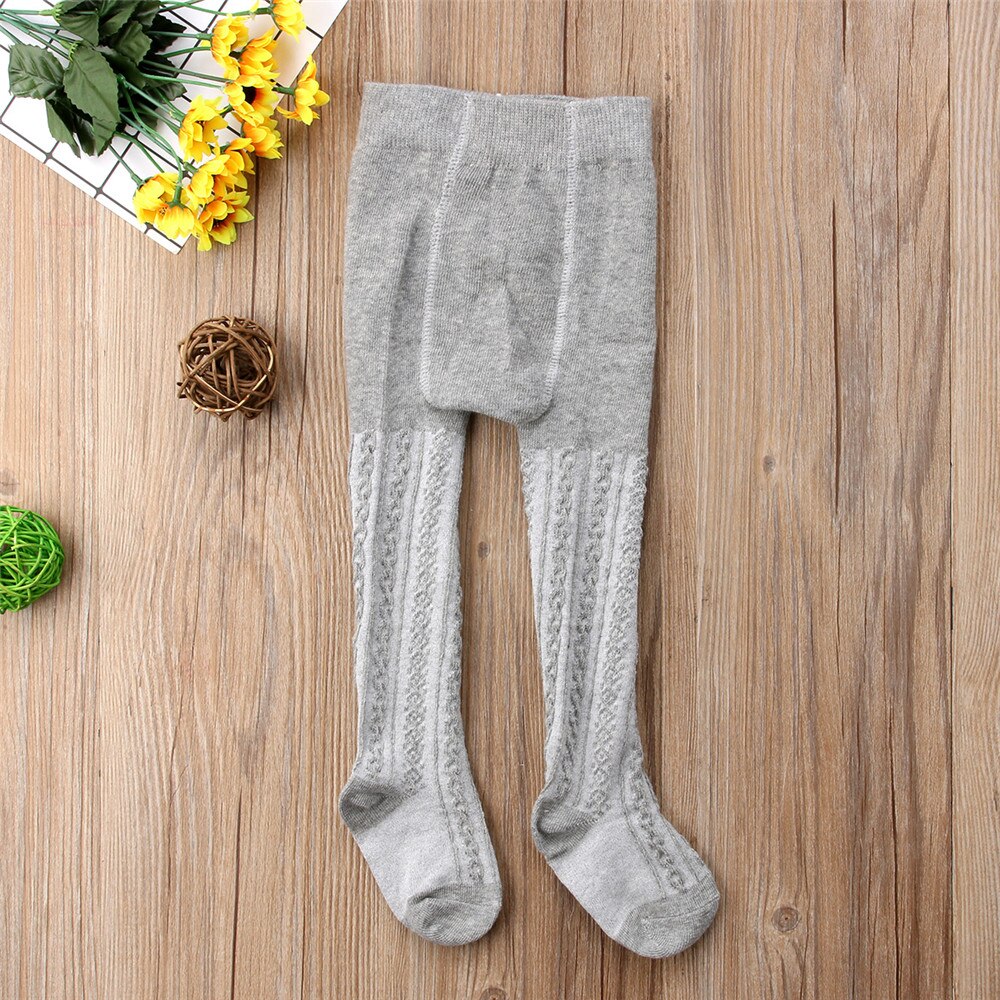 Baby Meisje 3 Stuks Leggings Peuter Infant Peuters Casual Katoen Effen Panty Mode Geweven Panty Sokken Kousen 0-24M