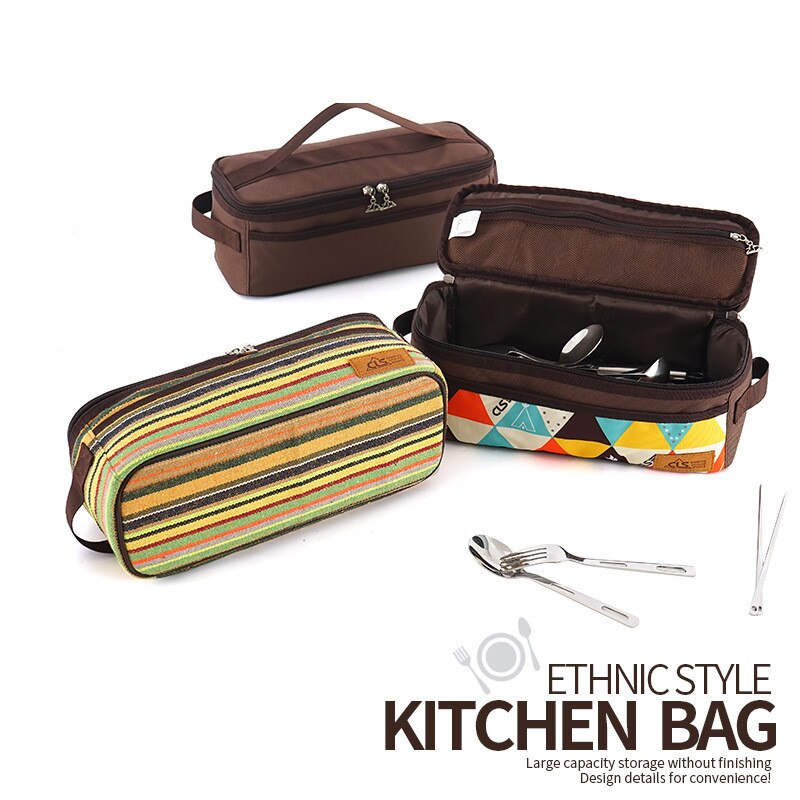 Portátil al aire libre utensilios Camping bolsa de almacenamiento casa menaje para barbacoa de bolsas de cosméticos