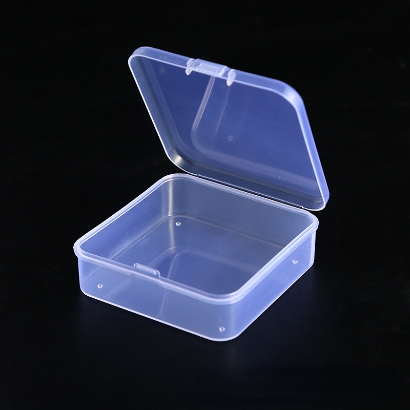 Mini Plastic Box Rectangular Box Translucent Box Packing Box Storage Box Dustproof Durable Strong Jewelry Storage Case Container
