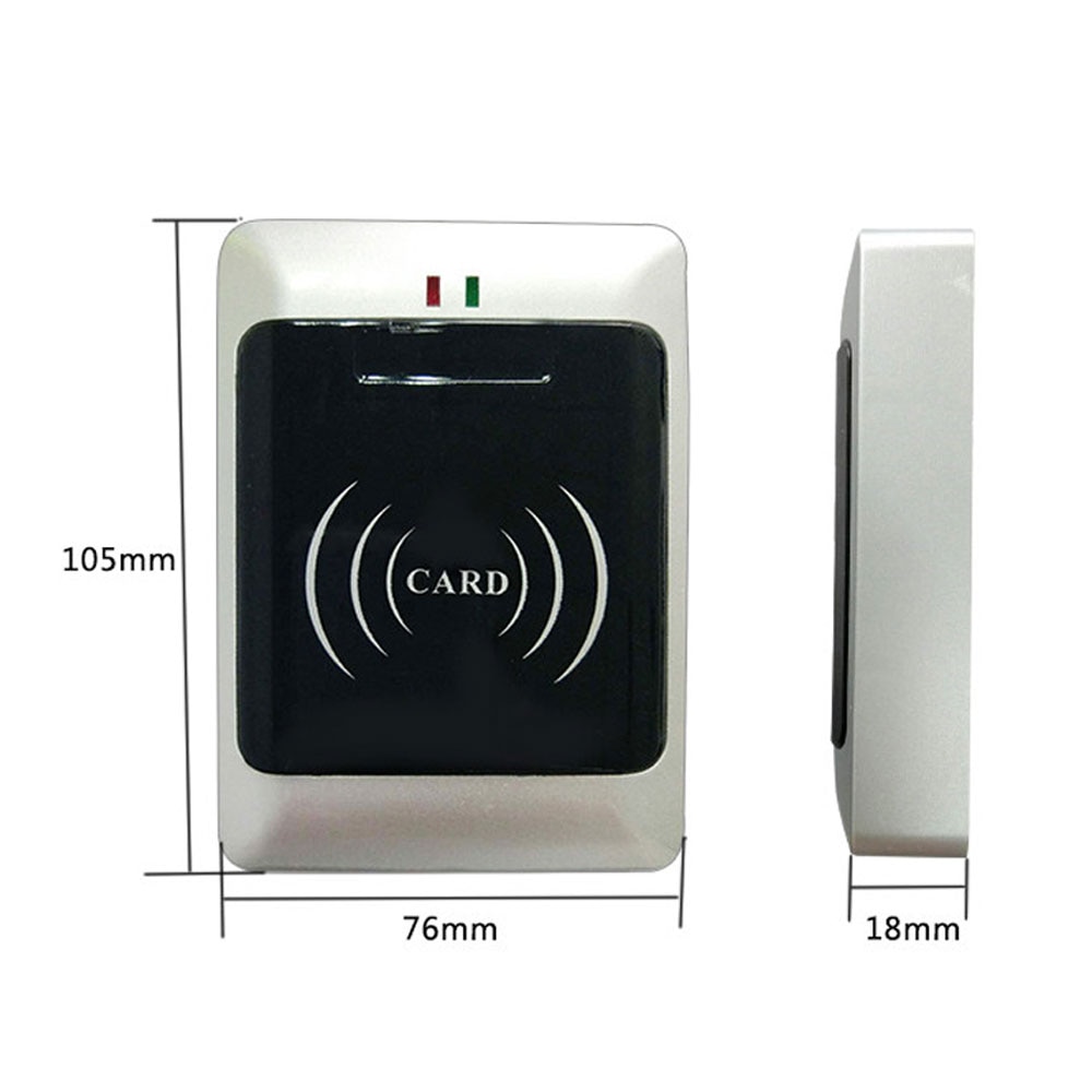 RFID standalone one Door Access Control waterproof IP67 two mother card with 10 em key fob wide voltage power supply