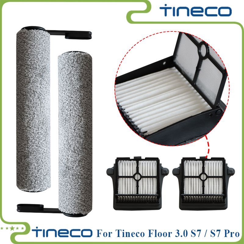 For Tineco Floor ONE S7\Floor One S7 Pro\S6 Parts Cordless Wet Dry Vacuum Cleaner Replacement Accessories Roller Brush