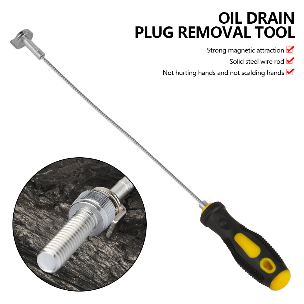 Auto Magnetische Olieaftapplug Removal Tool Olieplug Remover Wrench Anti Verbranden Auto Olieaftapsleutel Auto Reparatie Onderhoud