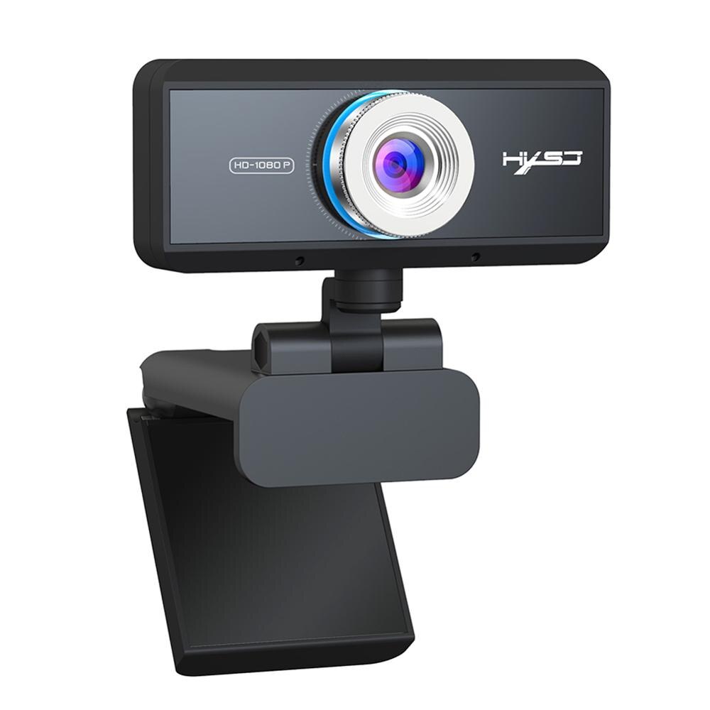 Webcam 1080P USB HD Web Camera Video Recording With Microphone for PC Computers Home Office Online Lessons Supplies