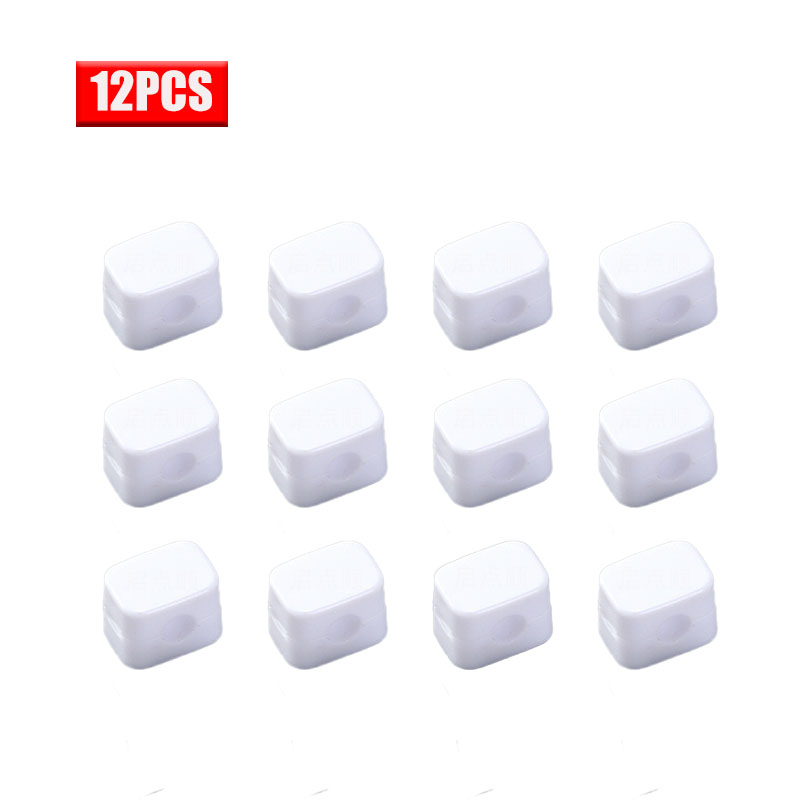 1/6/12 Stuks Magnetische Kabel Clips Zelfklevende Snoer Houder Kabelmanagement Winder Protector Desktop Tidy Usb lader Kabel Houder: plum
