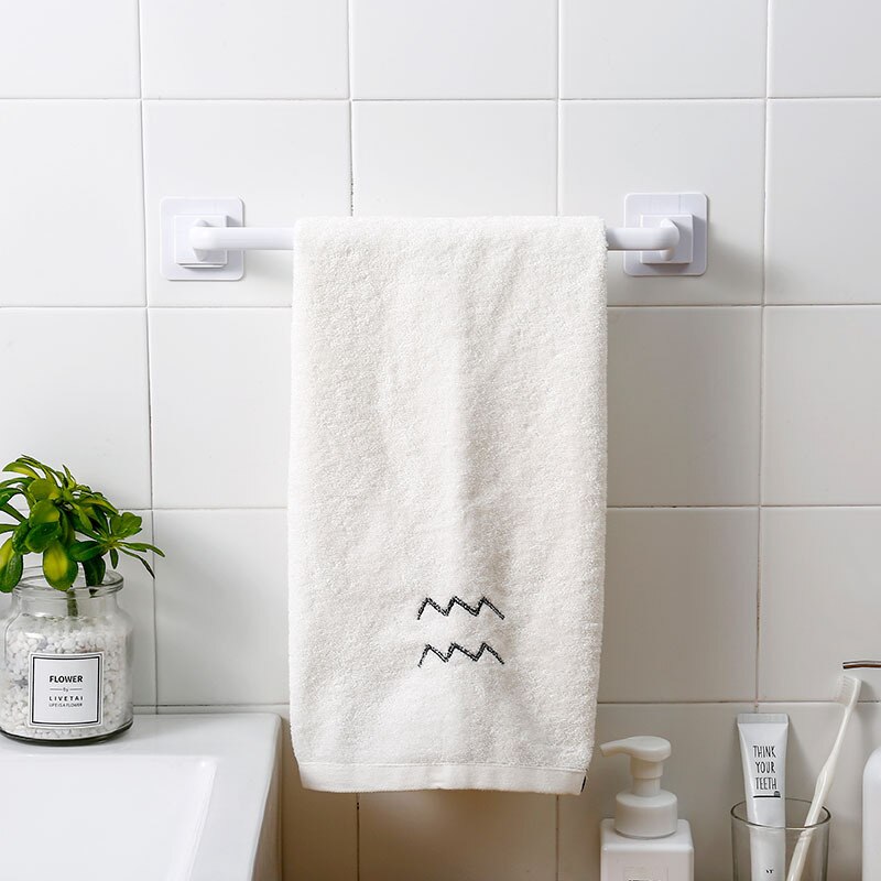 Wandmontage Handdoek Hanger Zelfklevende Handdoekhouders Holder Badkamer Wc Handdoeken Bar Organizer Keuken Badkamer Accessoires