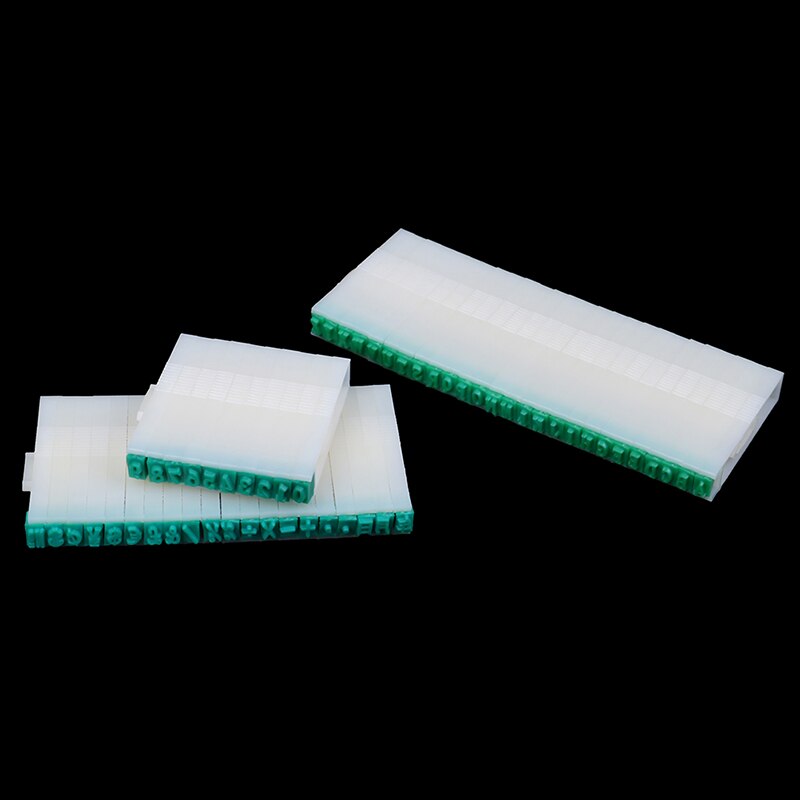 1 Set Detachable English Alphabet Letter Stamp Plastic Rubber Stamps Scrapbooking Set for Marking
