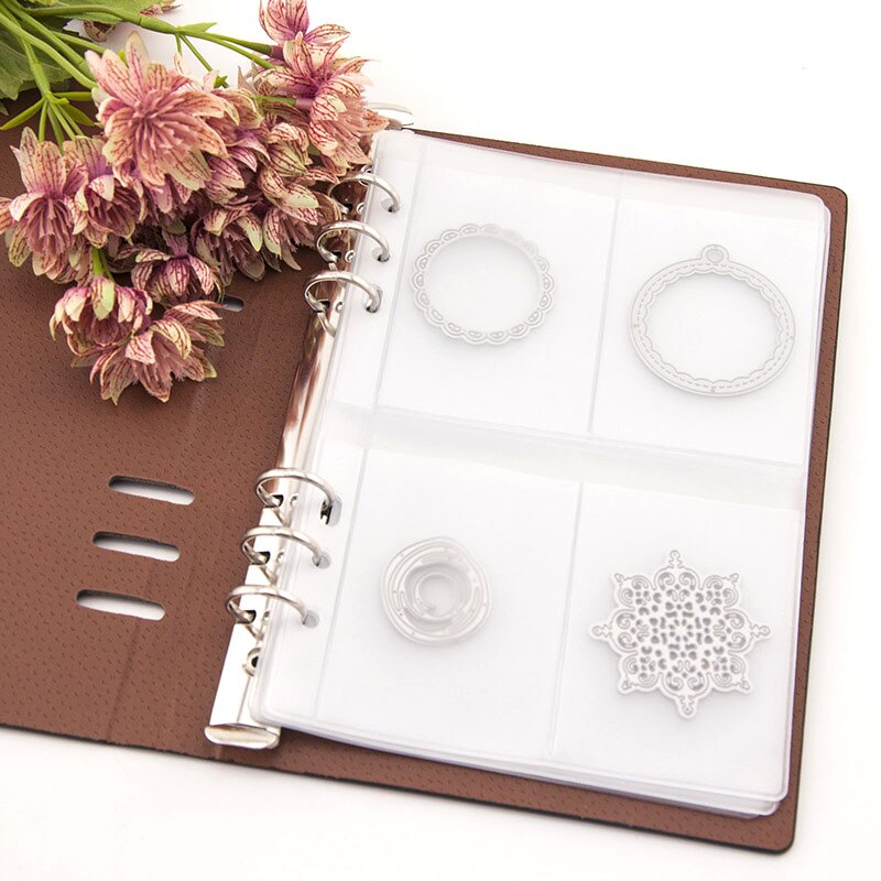 Album De Rangement Transparent Pour Photos Et Autocollants - Grand Format, Organisateur Autocollant Matrice