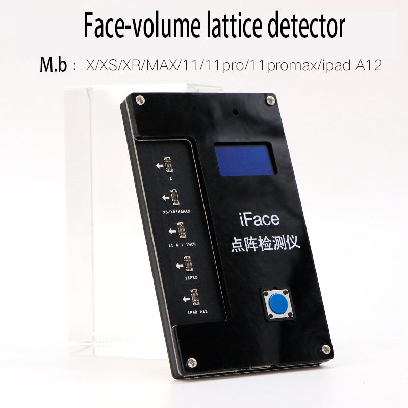 I2c ansigts-id apple's iphonex xs xr xsmax dot matrix-detekteringsinstrument 11 11 promax ansigts-id reparationsværktøj qianli iface  v8: Intet batteri iface