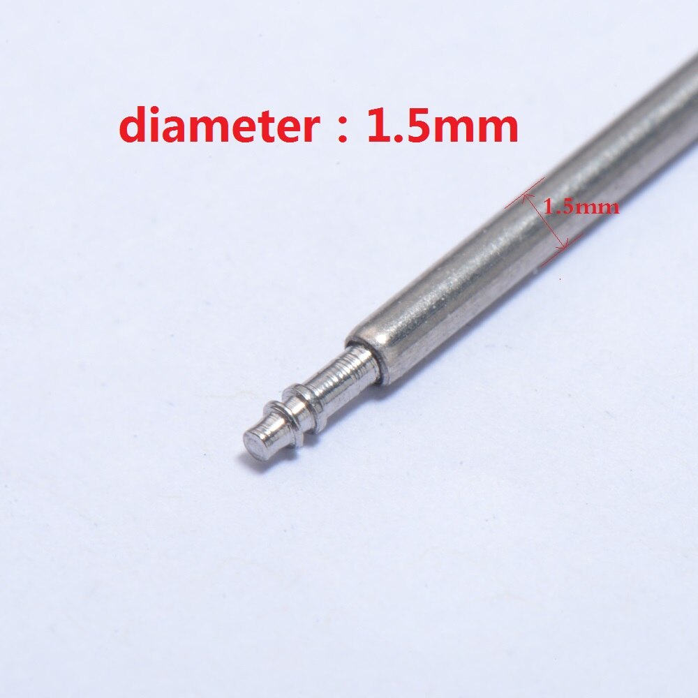 Barra de resorte de acero inoxidable, pasadores de enlace, removedor de correa de reloj, plateado, 12, 14, 16, 18, 20, 22, 24, 26 y 28mm, 100 Uds. + 1 Herramienta, novedad