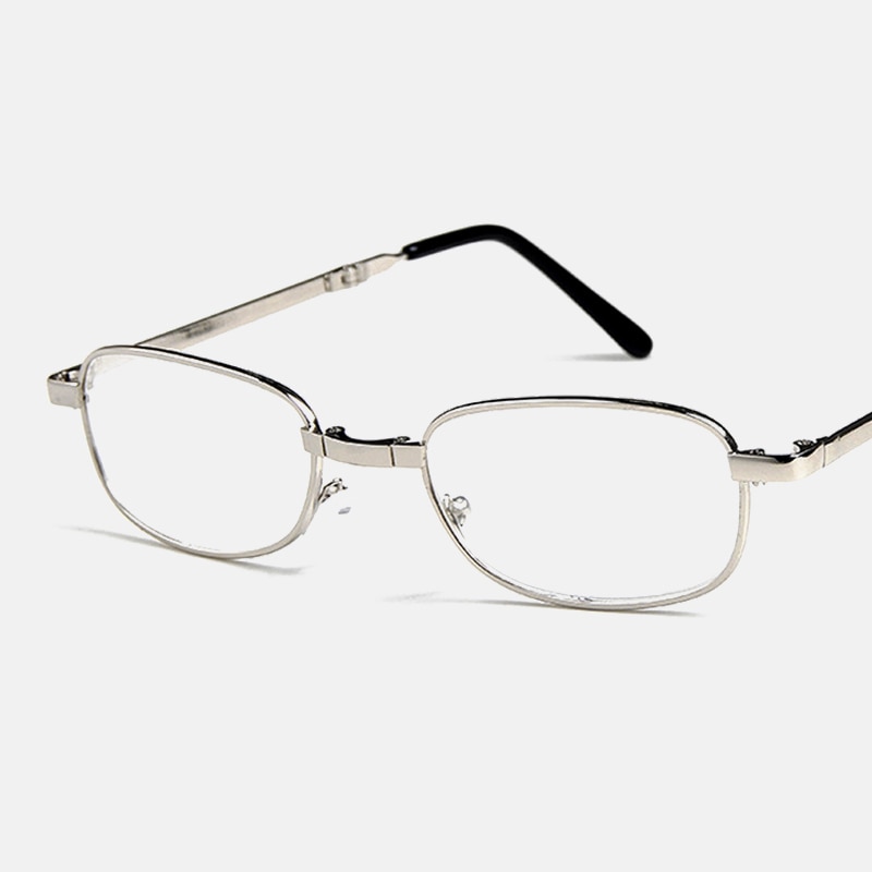 Eenvoudige Mannen En Vrouwen Leesbril Ovale Metalen Frame Draagbare Leesbril Gafas De Lectura