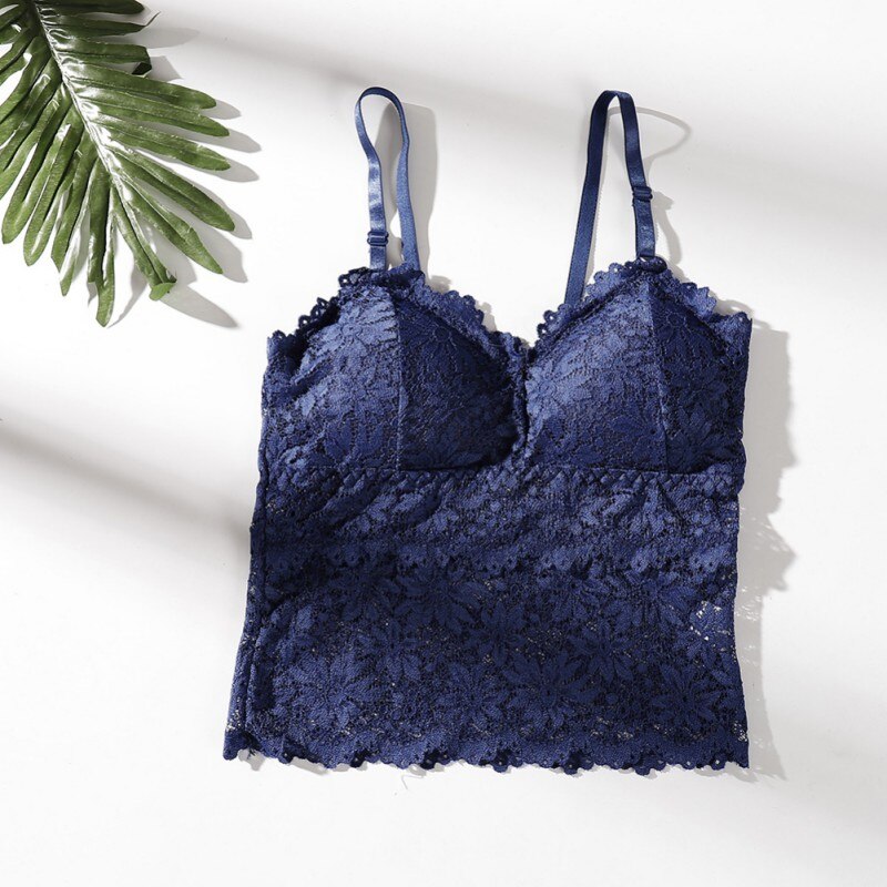 Vrouwen Hollow Lace Mesh Zomer Hemden Zachte Uitneembare V-hals Tops Lace Camis Tops