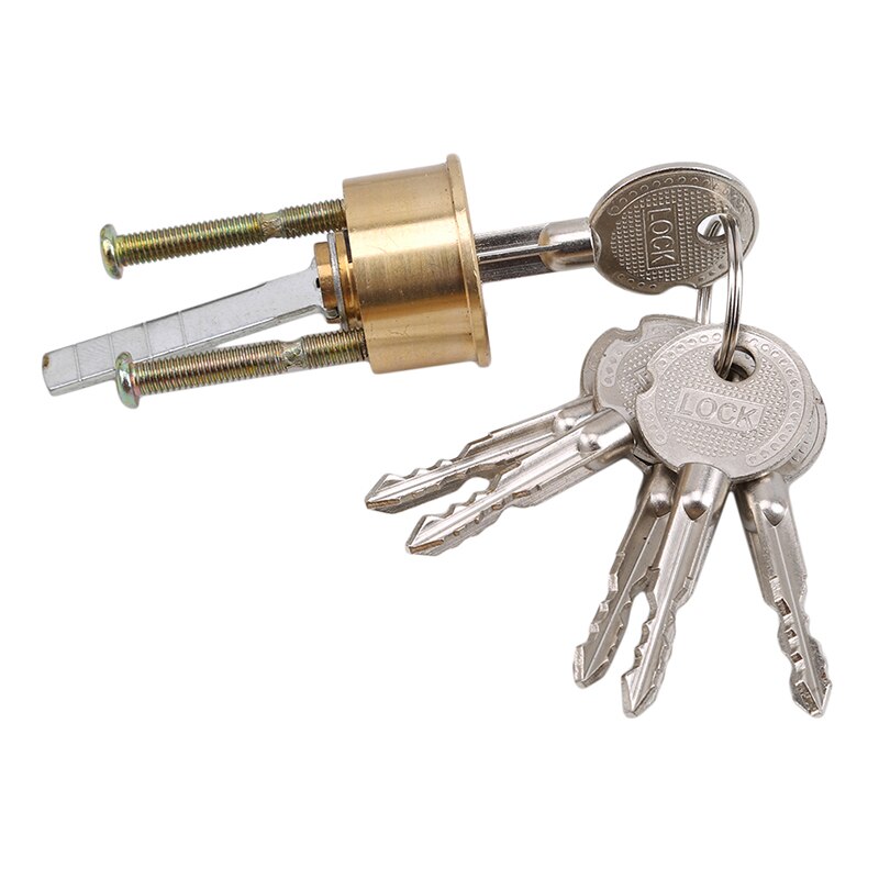 Door Lock Strong Deadbolt Universal Exterior Anti-theft Lock Stainless Steel Multiple Insurance Smooth Home Security Accessory