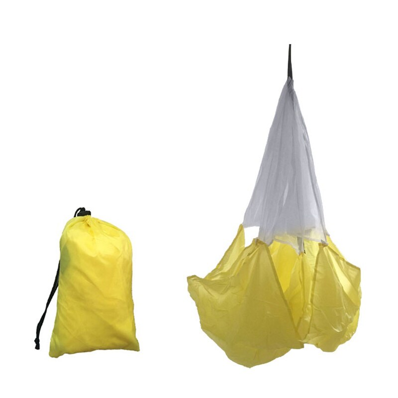 Running parachute Speed Training Parachute Running Resistance Exercise Chute Soccer Power Training Aids run Resistance Umbrella: Yellow