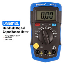DM6013L multimeter Capacitor Meter Handheld Digital capacimetro Capacitance Electronic Tester Diagnostic-tool + LCD Backlight