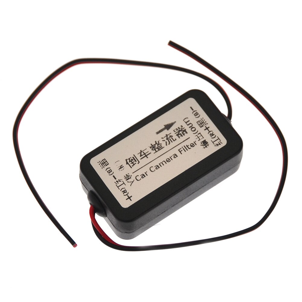 Redresseur de filtre de condensateur, 12V DC, pour voiture, caméra de recul, accessoires