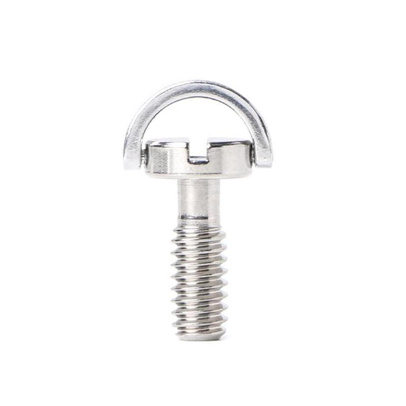 1/4-inch Camera Screw Steel Tripod Head Quick-mounted Word Lengthened Fast-dismantling Screws Groove Screws Plate